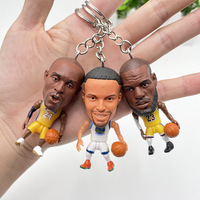 Art populaire européen 3D Basketball Star Résine Bobble Head Dolls Custom Home Decor YX Sports Statue Offre Spéciale Figurine Modèle