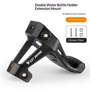 Support de bouteille d'eau pour vélo West Rider, <span class=keywords><strong>adaptateur</strong></span> de fixation de selle, support double pour porte-bouteilles, pour <span class=keywords><strong>VTT</strong></span> et vélos de <span class=keywords><strong>route</strong></span> - Product Image 6