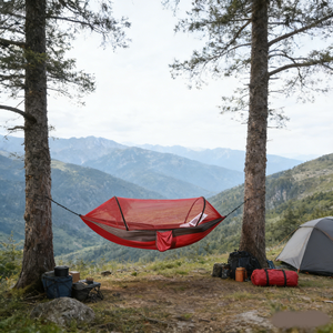 <span class=keywords><strong>Hamac</strong></span> d'extérieur professionnel avec moustiquaire, résistant aux déchirures, grande capacité, portable, pour le camping, vente en gros, ISO9001 - Product Image 5