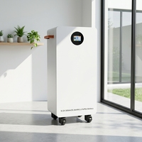 Baterai LiFePO4 Mobile 6000 Siklus 51.2V 280Ah 14.34kWh untuk Penyimpanan Energi Surya Rumah Tangga, Inverter Off Grid dengan BMS CAN/RS485