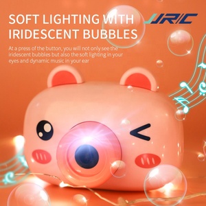 enfants dessin animé électrique savon d'eau soufflant fabricant automatique machine jouet caméra <span class=keywords><strong>bulle</strong></span> avec lumière - Product Image 2