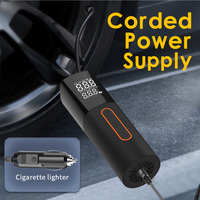 Compresseur d'air intelligent DC12V 150psi pour voiture moto, gonfleur de pneu, pompe à air numérique, lumière d'urgence