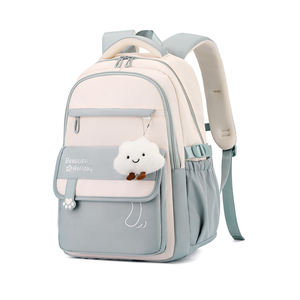 Sac à dos unisexe léger et imperméable en nylon, tendance, pour collégiens et lycéens, 20-35L, avec coussin d'air - Product Image 1