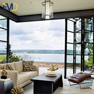Fabricante de Perfiles de Puertas Plegables de Aluminio Insonorizadas para Balcón, Diseño Moderno para Villas - Product Image 2