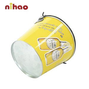 ถังน้ำแข็งโลหะชุบสังกะสีทรงกลม สี่เหลี่ยม วงรี สำหรับเบียร์ ไวน์  พร้อมโลโก้สั่งทำพิเศษ - Product Image 3