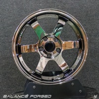 Jantes forgées Rays Te37 Saga S-Puls Racing Chrome 17 18 19 20 21 pouces pour Brz Gr86 FK8 S2000 F90 M5, 5x114.3 5x120 5x100