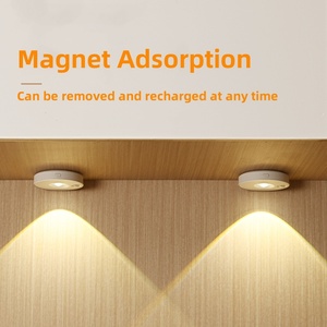 Mới không dây điều khiển từ xa có thu phí LED Spotlight tap đèn dưới ánh sáng nội các có thể sạc lại Puck LED Đèn cảm biến - Product Image 2