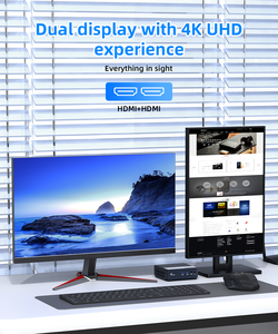 Mini PC N100 N2940 <span class=keywords><strong>AMD</strong></span> R5 R7 3450U 3500U <span class=keywords><strong>3700U</strong></span> Quad Core Mini Ordinateur Linux Win Mini PC Micro Ordinateur pour le Travail, la Maison et les Affaires - Product Image 5