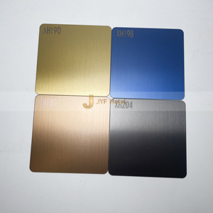 EX748 201 Stainless Steel Color <b>Plate</b> <b>Brushed</b> Stainless Steel Sheet Ss 304 316 Decorative Hairline Stainless Steel Sheets - Product Image 3