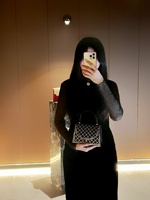 Sac fourre-tout double face scintillant 2026, pochette à strass ajourée, sacs à bandoulière à chaîne détachable, sac à main pour femme avec poignée en cristal