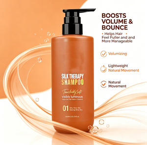 Champú PURC con Aceite de Argán y Terapia de Seda 600ml, Repara el Cabello Seco y Dañado, Deja el Cabello Sedoso y Brillante, Hidratante, con Proteína de Seda y Vitamina E - Product Image 2
