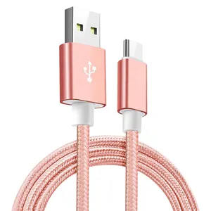 Fabrika fiyat USB kablosu tip-c hızlı şarj kablosu 1M 2M 3M cep telefonu için hızlı şarj