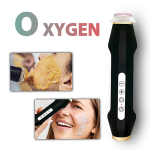 Stylo à bulles d'oxygène CO2 ultraconique portatif pour le rajeunissement de la peau, exfoliant, pour usage domestique, rechargeable, avec capsules - Product Image 2