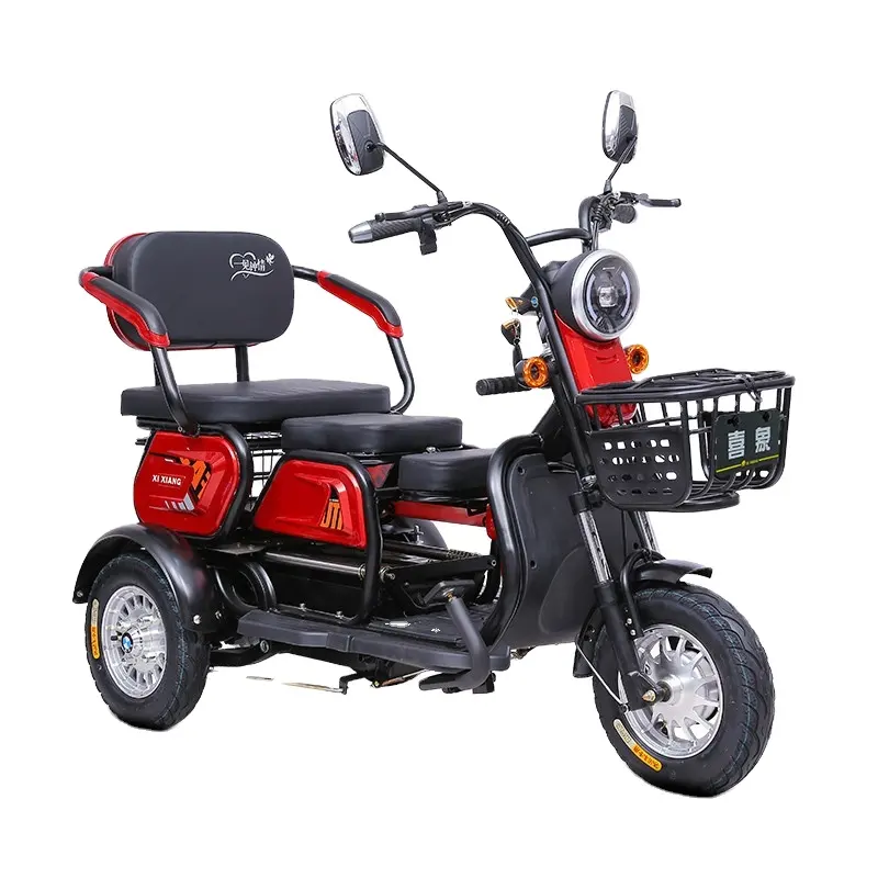 Vehículo eléctrico de movilidad, triciclo eléctrico de 3 ruedas para desactivar el triciclo motorizado, triciclo eléctrico plegable, patinete eléctrico