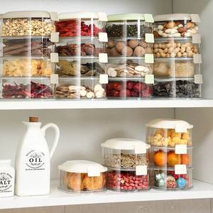 Contenedor de Almacenamiento de Especias de Plástico PP Multicapa para <span class=keywords><strong>Jengibre</strong></span> <span class=keywords><strong>y</strong></span> <span class=keywords><strong>Ajo</strong></span>, con Tapas Herméticas para Almacenamiento de Alimentos - Product Image 3