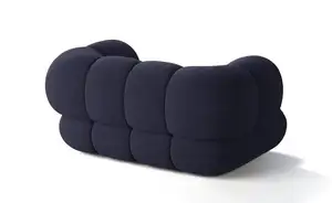 Boucle Sofa Intermede 1 Kursi, Sofa Gaya Modern untuk Ruang Tamu