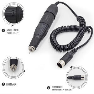 Poignée de polisseuse H37LN coréenne pour vernis à ongles et matériaux dentaires, 45 000 tr/min, composée de plastique, de métal et d'acier - Product Image 2