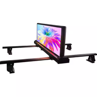 P4 P5 960*320mm programable Led coche techo signo doble cara publicidad pantalla impermeable al aire libre Taxi superior pantalla Led