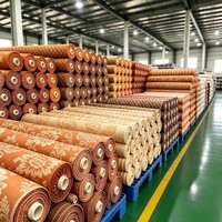 Tissu de rideau en microfibre tissée anti-déchirure, 100 % polyester, translucide, doux et lisse, 90 GSM, poids moyen, teint uni, directement de l'usine