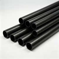 Tube en fibre de carbone rond à haute rigidité, fabriqué en Chine, pour unité de support auxiliaire de tir