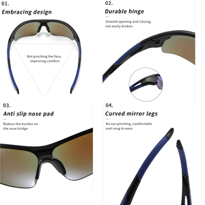 Shoneray 2026 Nuevo Diseño OEM <span class=keywords><strong>Lentes</strong></span> de PC UV400 Personalizadas <span class=keywords><strong>para</strong></span> Monturas de Media Montura, Antideslumbrantes, Cómodas y Duraderas <span class=keywords><strong>para</strong></span> Ciclismo, Conducción y Pesca - Product Image 3