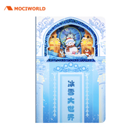 2025 nouveau Style A5 cahier glace neige monde Sculpture personnalisable couverture rigide bloc-notes avec reliure thermique papier couverture matériel