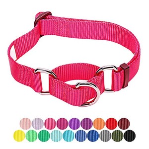 Collar de Adiestramiento para Perros Martingale de Color Sólido Clásico para Mascotas, Sin Hebilla, con Opciones de Personalización - Product Image 3