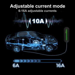Cargador de Vehículos Eléctricos Inteligente con WiFi y APP de 3.5kw para Autos Eléctricos Tipo 1 Tipo 2 GBT EVSE Enchufe Schuko / Reino Unido / AU / 5-15 / T13 Suizo para Viajes - Product Image 3