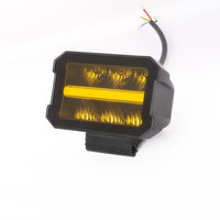 Foco LED para Automóvil de 5 Pulgadas y 30 W, Doble Color, DRL, E-mark, ECE R112, R7, R65, R10, 4X4, Luz de Trabajo Ámbar con DRL y Respiradero