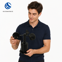 Capteur de vitesse du vent léger et durable, résolution 0,1 m/s, plage de température -40~+60, anti-interférence pour station météo
