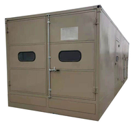 Cabine de sablage mobile 20FT/40FT, ensemble complet à vendre