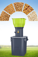Vente chaude, machine de broyage de céréales électrique automatique à haute productivité, broyeur d'aliments, utilisation domestique, capacité de 300 kg/h, aliment pour animaux