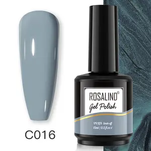 Rosalind Hoge Kwaliteit 15Ml Oem Private Label Pure/Glitter Kleur Langdurige Vernis Semi Permanente Uv Led Nagellak