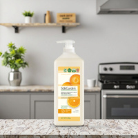 Sukgarden 1.28kg de savon liquide à vaisselle multi-usages pour fruits et légumes Nettoyant de cuisine pour peaux sensibles