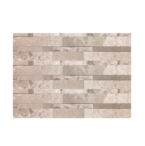 New Arrive 3D Wall Panels Terra Red Stone Veneer With 3D Design And Texture Available At Wholesale Price From India