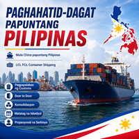 Agent logistique maritime Chine-Philippines, transitaire DDP, fret maritime LCL FCL, livraison porte-à-porte, agent de dédouanement SGS