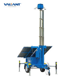 Unité de caméra <span class=keywords><strong>solaire</strong></span> mobile MSU avec caméra AI 4G 5G WiFi, haut-parleur, enregistreur NVR - Product Image 1