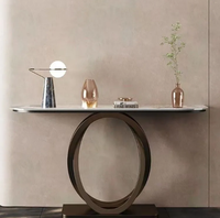 Vente populaire Table d'entrée de meubles de maison/Console supérieure en marbre pour salon chambre XG003