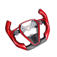 Volant de direction en cuir de style sport F1 avec fibre de carbone véritable pour Toyota Camry, accessoires de modification et de rénovation