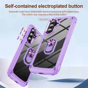 Funda Protectora para Teléfono con Anillo Resistente para Samsung Galaxy A36 A37 A56 5G, Marco de TPU Suave, Parte Trasera Híbrida de PC, Cubierta Transparente - Product Image 5