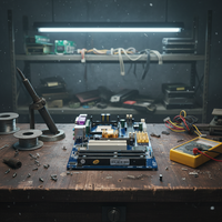 Nouvelle carte mère industrielle Intel 845 ATX KH-845GV, 75 000 heures MTBF, avec double canal, 3 emplacements ISA pour la mise à niveau des équipements anciens