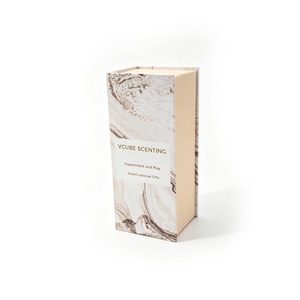 กล่องบรรจุภัณฑ์น้ำหอมทรงหนังสือระดับไฮเอนด์ กล่องกระดาษสี่เหลี่ยมสำหรับบรรจุภัณฑ์ของขวัญสุดหรู กล่องกระดาษแข็งสี่เหลี่ยม - Product Image 4