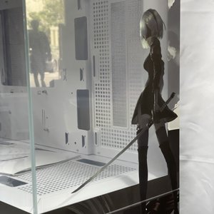 Vente en gros <span class=keywords><strong>NieR</strong></span>: Automates Gravure Peinture Châssis personnalisé Tour moyenne Boîtiers d'ordinateur Jeu avec fenêtre à panneau latéral - Product Image 3