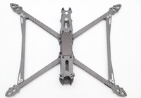 Kit de châssis de drone FPV en fibre de carbone 3K de type H, empattement de 367 mm, léger, avec accessoires de quincaillerie complets