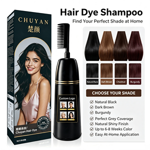 Chuyan Champú de Coloración Instantánea para el Cabello, Brillo Intensivo, Sin Amoníaco, para Salón Profesional, Certificado ISO GMPC, Marca Privada - Product Image 1
