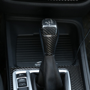 Pour <span class=keywords><strong>BMW</strong></span> Série 1 et Série <span class=keywords><strong>2</strong></span> 2016-2019, couvre-levier de vitesses en fibre de carbone authentique et modification intérieure du levier de vitesses pour <span class=keywords><strong>BMW</strong></span> F30 - Product Image 5