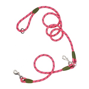 Multifunctional Reflective Nylon Crossbody <b>Dog</b> <b>Leash</b> Hands Free Running Pet Traction Belt nylon pet traction rope - Product Image 3
