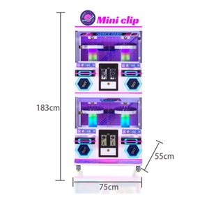 Factory Direct 4-Person Clip Boutique Turntable Gift <b>Machine</b> Children's Coin-Operated <b>Claw</b> Doll Plush <b>Game</b> - Product Image 5