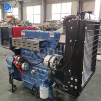 Moteur diesel stationnaire turbocompressé 42-55 kW 2400 tr/min 57-75 ch ZH4102ZP avec poulie et embrayage pour compresseur d'air et batteuse à céréales