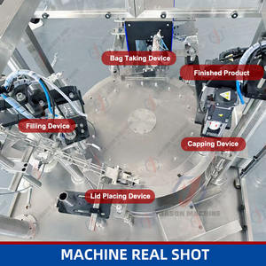 Automatische Doppelkopf-Tüllenfüllmaschine für Frischkäse, Brotaufstrich, Schokolade, Nuss- und Erdnussbutter - Product Image 3